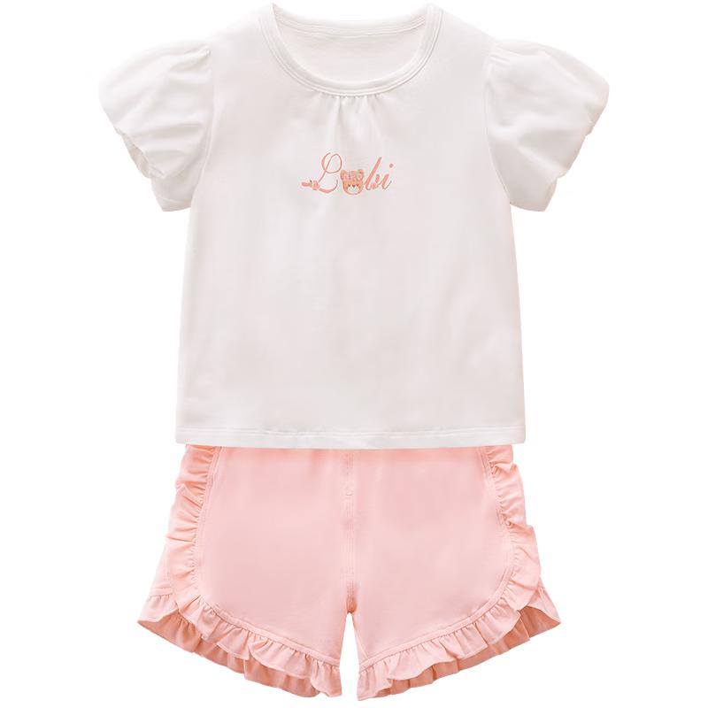Летний комплект домашней одежды с коротким рукавом для девочек Labby 100