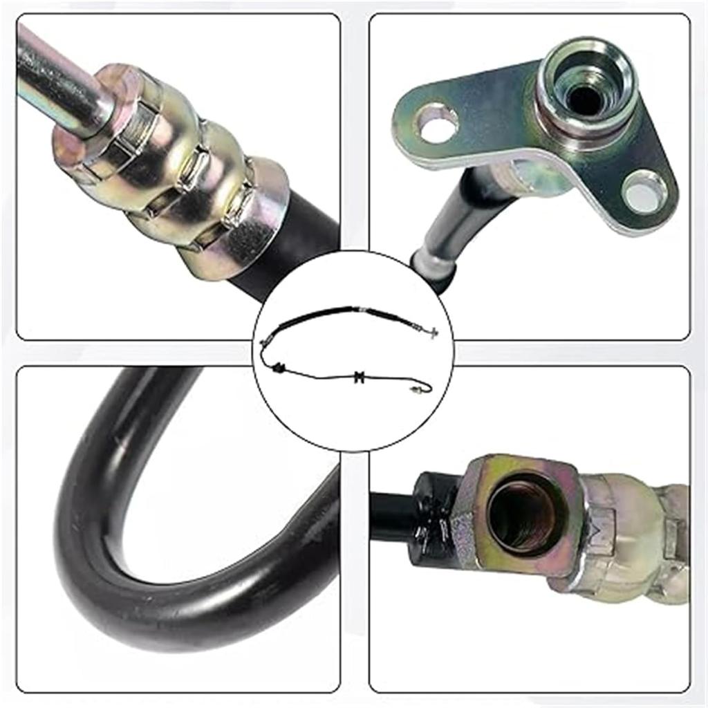 Servolenkungsdruckschlauchleitung Kompatibel mit 2007-2011 Honda CR-V CRV 2.4L Ersetzt 53713SWAA03 53713SWAA02