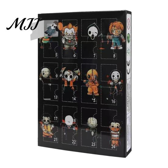 Halloween Gift for Friends Advent Calendar 2026, 24 Day Countdown Box, Spooky Daily Box Holiday Party Favor Kids Adults, Horror Themed