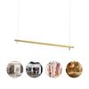 100cm Clothes Rack Ceiling Mounted Garment Bar, Retail Clothing Display Stand Multi-Purpose Hanging Rod, Height Adjustable