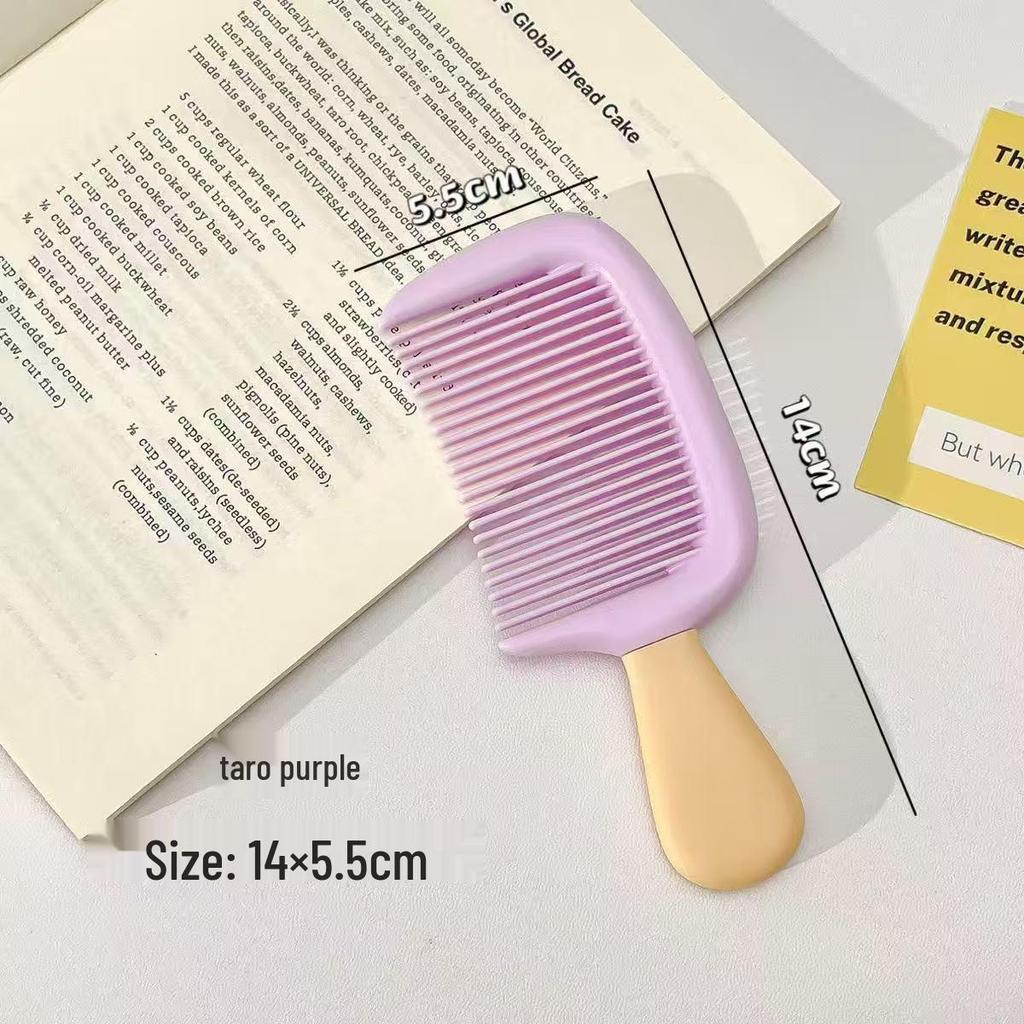 Portable Mini Ice Cream Hair Comb for Girls & Students