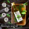 JAIVIK FARMS 100% Natural Moringa Seed Oil | 100ml | Miracle Oil | Deeply Moisturizes Skin & Strengthens Hair, Helps Reduce Hair Fall & Flakes, B