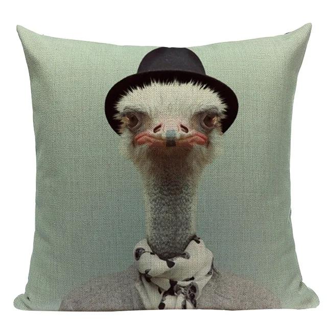 Cute Cartoon Animals Koala Panda Bear Polyester Sofa Home Pillows Cover Decorative Cushion Cover Almofadas Pillowcase