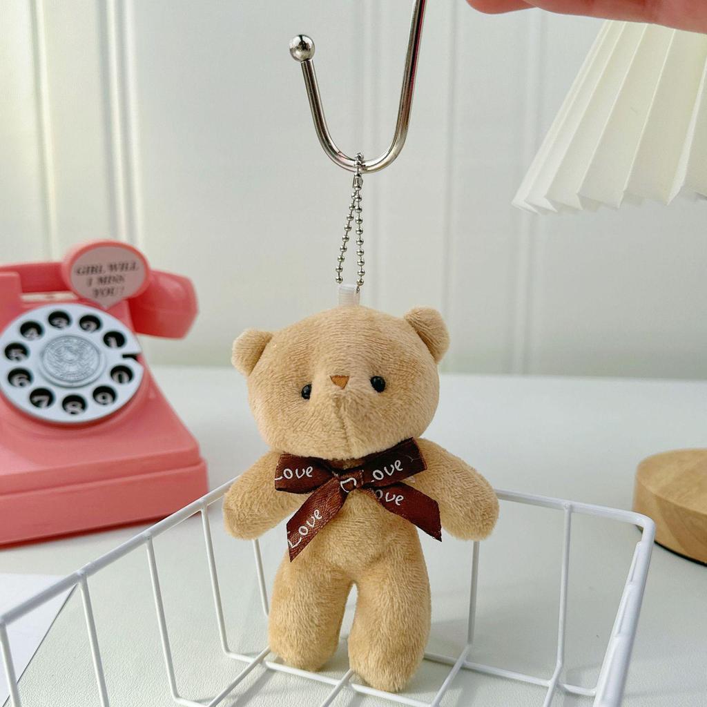 Teddy Bear Rag Doll Plush Pendant