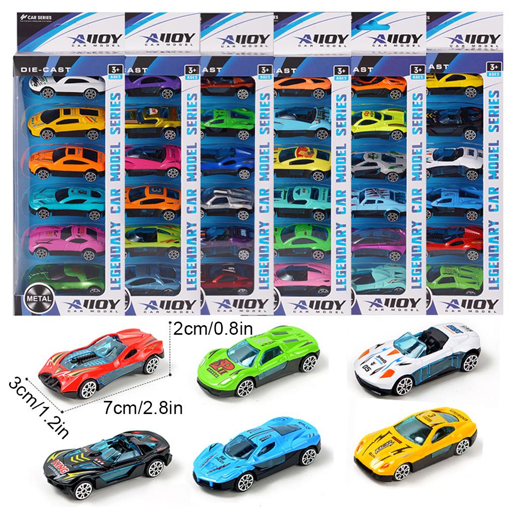 6piece 164 Alloy Car Pull-back Die Casting Model Toys For Boys Toys For Kids Children Toys Car Model