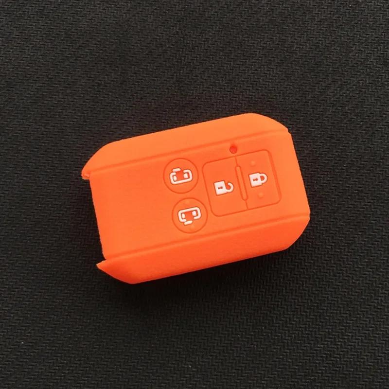 Silicone Flip Remote Key Case Cover Shell for Suzuki Swift Wagon Jimny Sierra Spacia 4 Button Key
