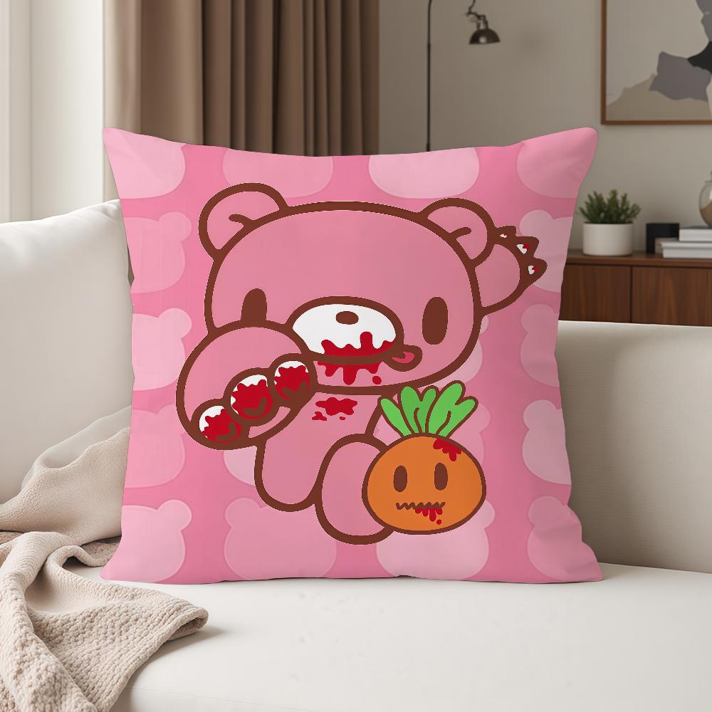 Cartoon G-Gloomy Bear Pillow Case Suitable For Bedrooms Living Rooms Cars Home Decoration