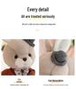 Adorable Rabbit & Bear Plush Toy, Eight-Inch Claw Machine Doll, Valentine's Day Gift