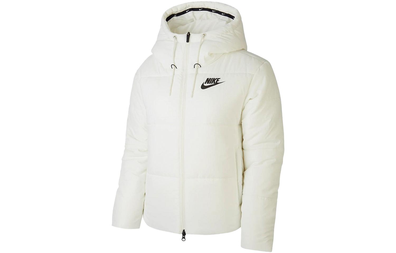 Nike Puffer Jackets Women s White Hooded Thickened Other CJ7579-133 XL