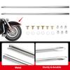 Chrome Motorcycle Front Fender Mudguard Spear Trim Kits For Harley Touring Road King Electra Glide1982-2023 Softail 1986-2017