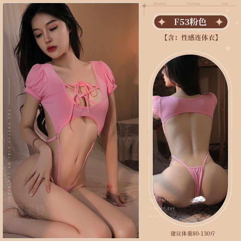Style Bell Sex Lingerie Uniform Seduction Sexy Passion Large Size onesie Seduction Straps Uniform Seduction