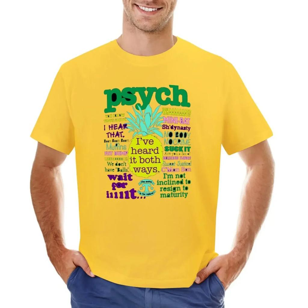 Psych Psych Tv Juliet Ohara Psychic Detective Henry Spencer - Psych Quote T-shirt korean fashion hippie clothes clothings