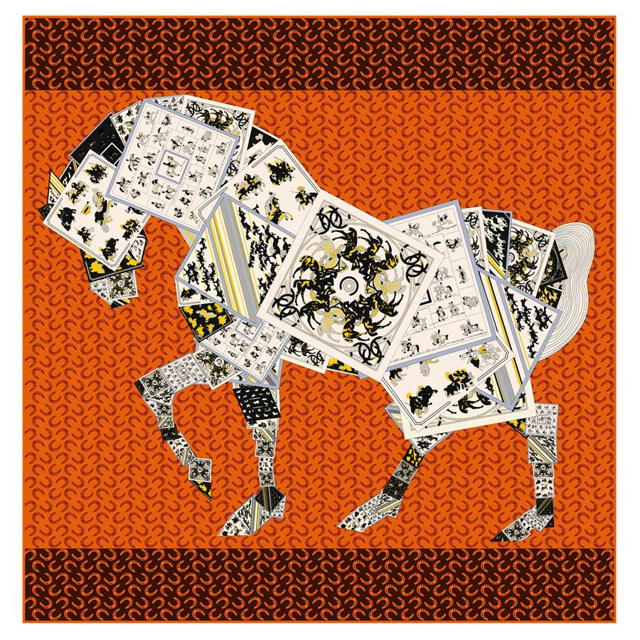 Silk Scarf Women City Street Print Square Scarves Head Echarpes Silk Foulards Femme Wraps Beach Shawl Bandana Lady Hijabs 90CM