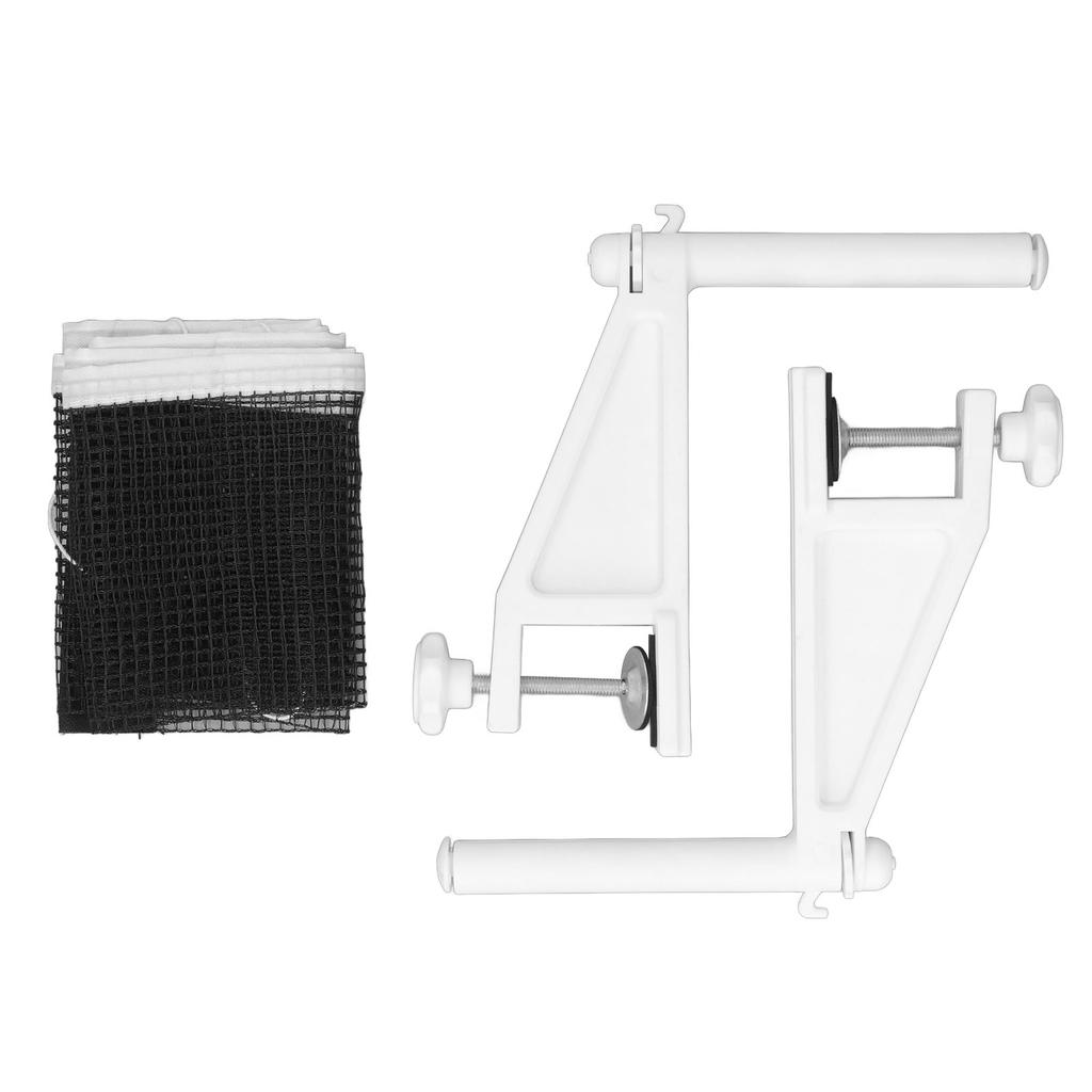Table Tennis Net and Post Set Folding Adjustable Easy Setup Portable Table Tennis Mesh Net with