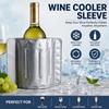 Reusable Insulated Wine Sleeve Refrigerant Gel Bottle Cooler Bag Rapid Gel Cooler Wrap  Barbecue
