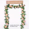 Artificial Flower Artificial White 1pc Flower Garland Perfect for Weddings, Home Decor, and Table Centerpieces