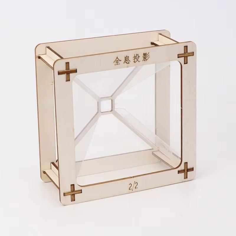 Diy 3D Holographic Projector Kit For Kids Scientific Production Handmade Puzzle Experimental Materials Small Invention Projects