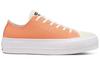 Chuck Taylor All Star Wmns Renew Cotton Converse Platform Low 'Fuel Orange' Donna 567855C