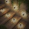 Solar Mandala Lights: Metal Solar Powered Waterproof Colorful Pattern Fence Lights - Decorative Garden Patio Backyard Yard Art Decor