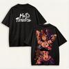 Hot Anime Hells Paradise Washed T Shirt Anime Lover Couples Plus Size Unisex Personality Clothes Year Round Clothing Breathable