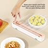 Plastic Wrap Cutter Baking Tin Foil Cutting Box Household Two-way Sliding Magnetic Suction Wall Mounted Storage Rack Storage Box
