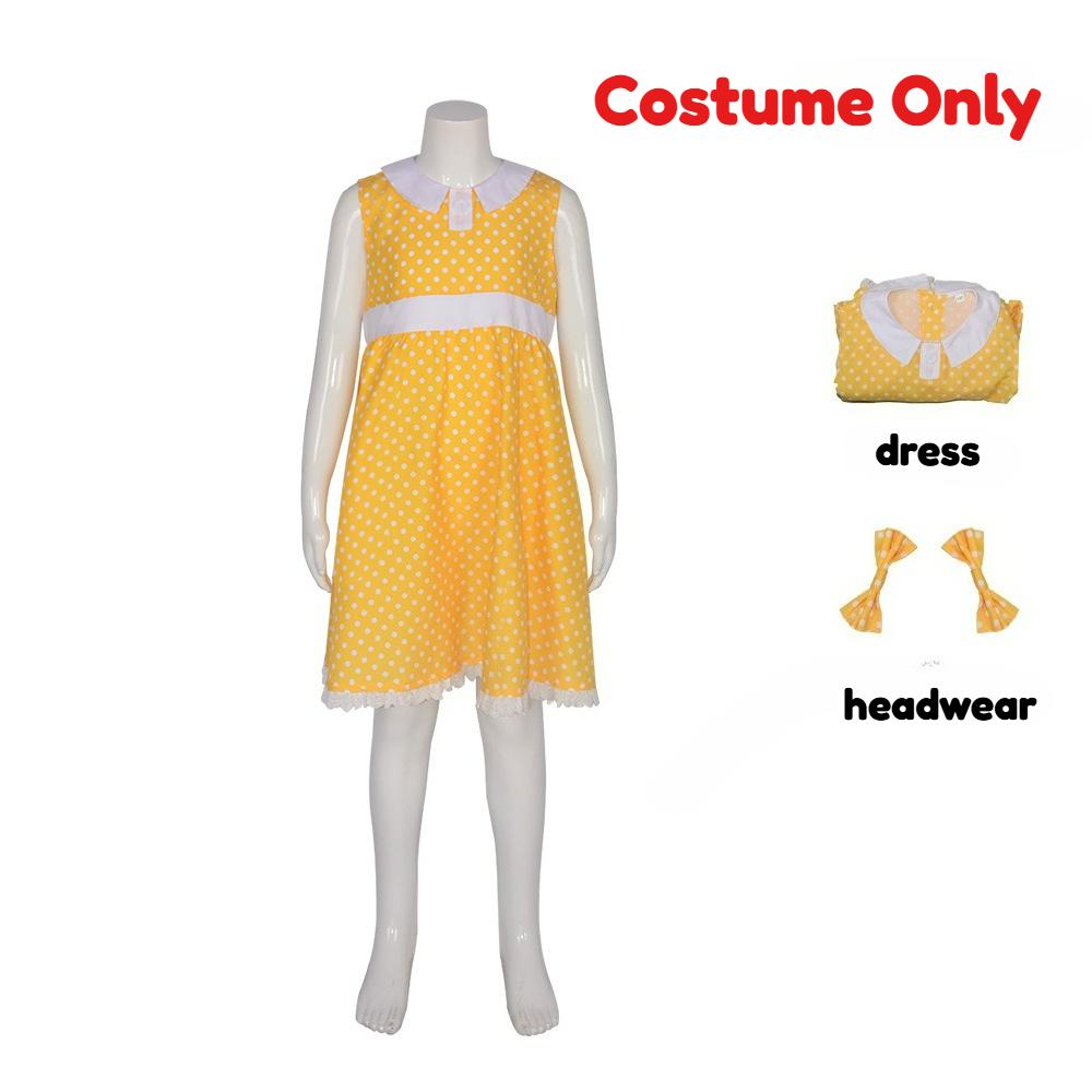 Toy Gabby Cosplay Dress Costume Beast Kingdom Gaby Yellow Dresses Hoodie Kids Story Pants Girls Sweater Cartoon Woody Fancy
