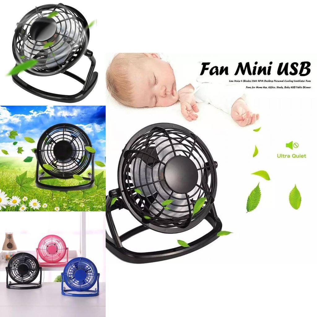 Mini Usb Desk Fan For All Spaces Personal Compact Cooler Usb Powered**
