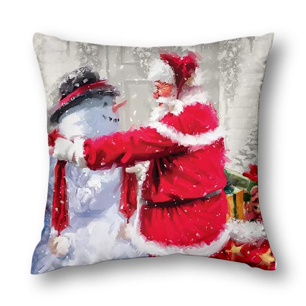 Christmas Decor Cushion Cover Sofa Decor Cushion Cover Bed Decor Pillow Cover Home Decor 40X40 45X45 50X50 60X60Cm