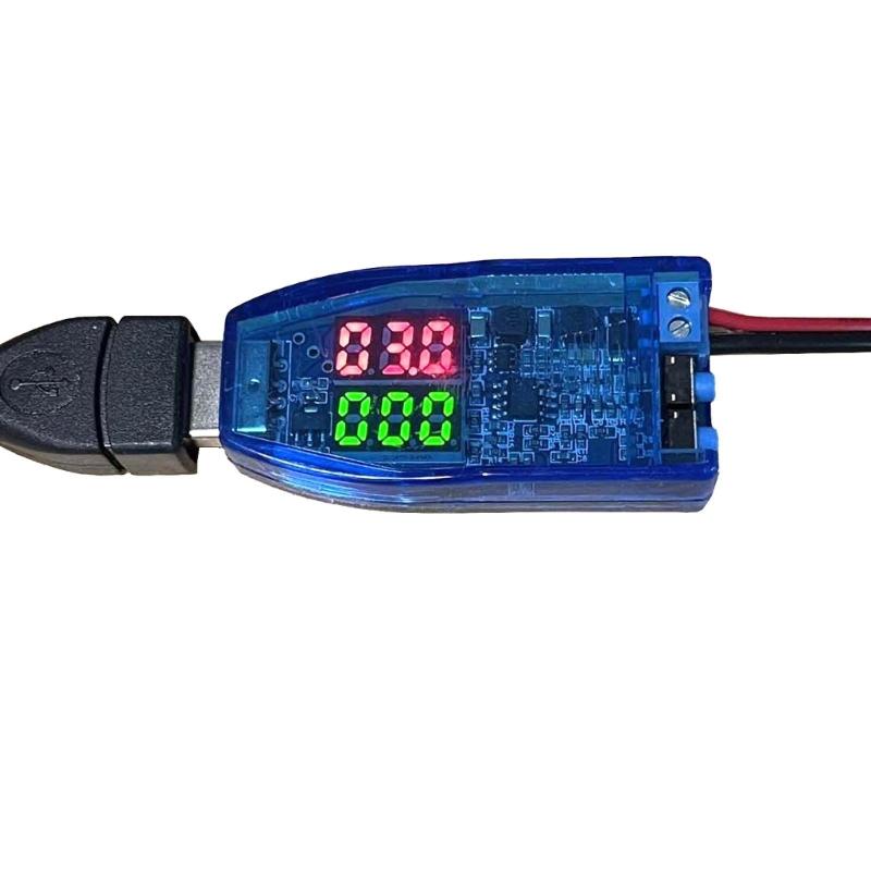 Boost  Converters Cable USB Step Up / Down Power Supply 5V to 1.2-24V Adjust Output