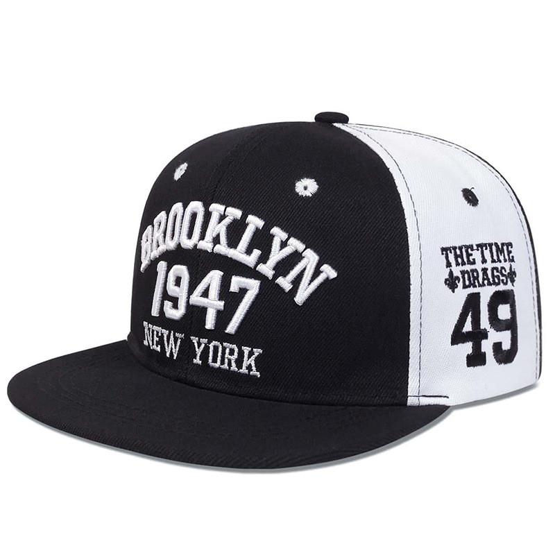 Baseballkappe für Männer und Frauen mit verstellbarem Riemen und Buchstabenmuster für Streetwear-Mode