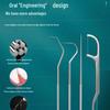 Stainless Steel Toothpick Holder & Oral Care Tool Set