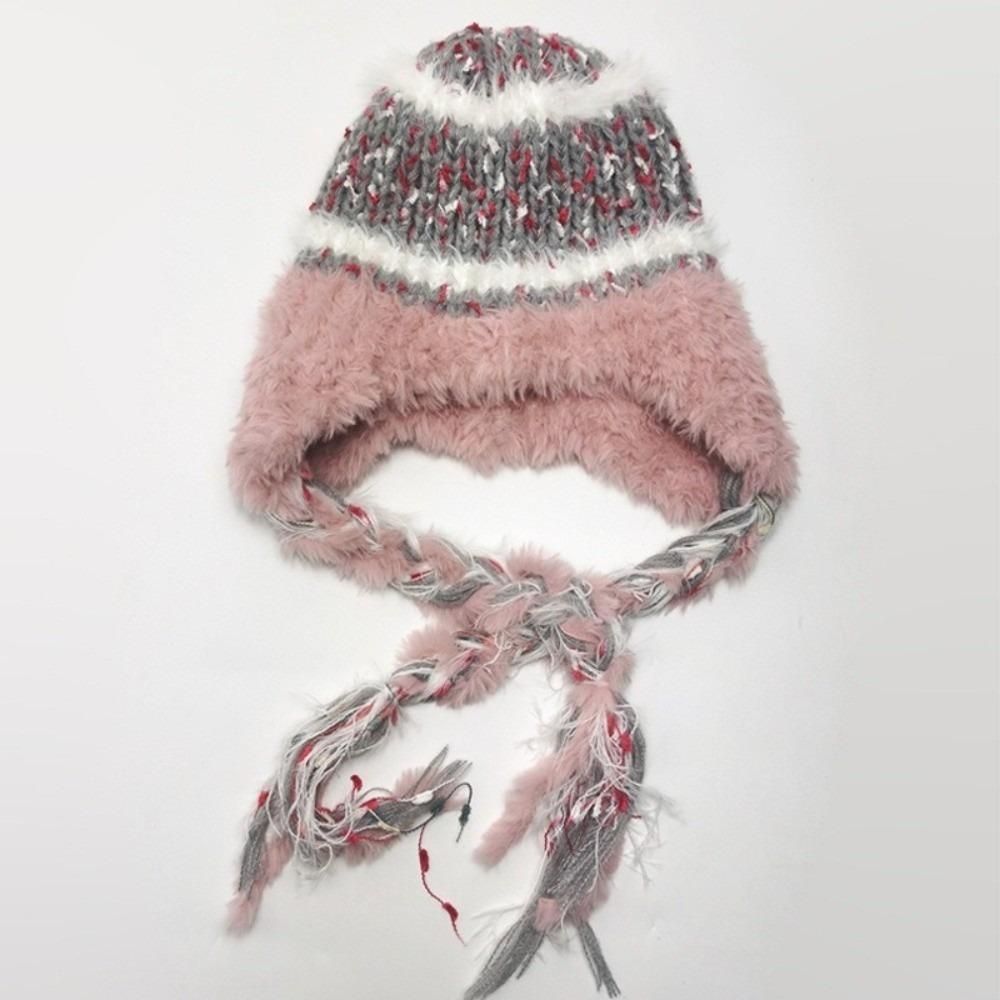 Warm Pullover Cap Knitted Beanie Hat New Knitted Hat  Autumn and Winter
