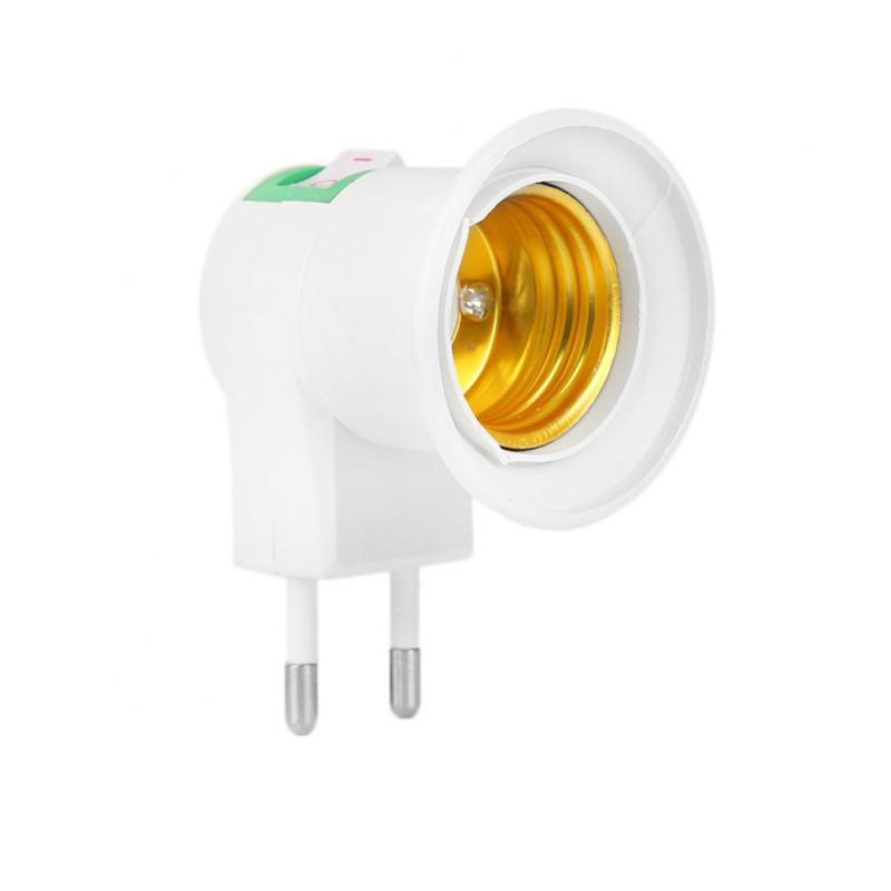 0.4a 110-220v Soclu rotund pentru lampă LED, cu comutator, montat pe perete, duză E27, pornire, oprire.