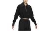 Sportswear Collection Women's High-Pile Fleece Half Zip Top Black FB8786-010