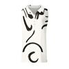 Women's T Shirt Tee Print Button Sleeveless  Daily Weekend Fashion Basic Regular Top