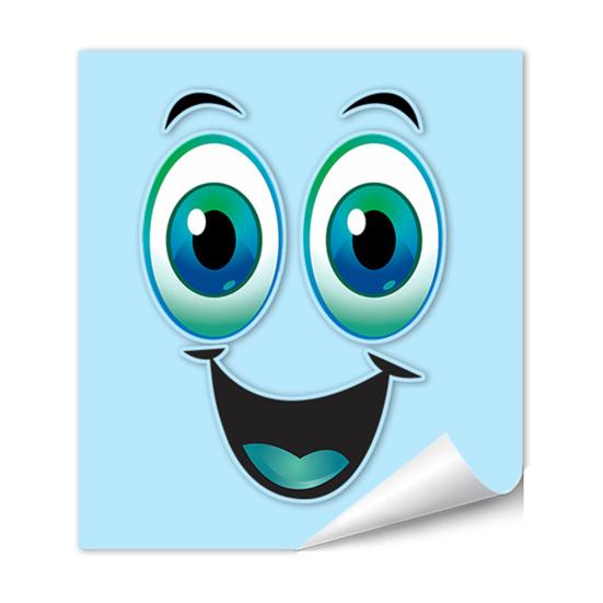 Luminous Eyes Toilet Stickers Removable Glow In The Dark Toilet Seat Cover Decals for Lavatory Bathroom Washroom