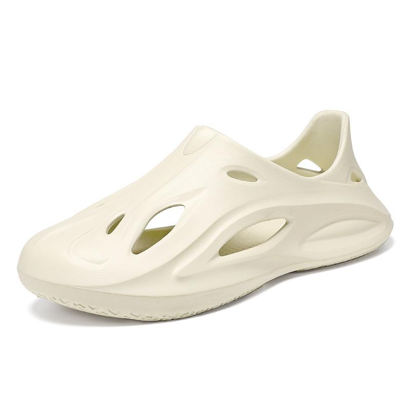 Hole shoes, plus size summer sandals, lightweight casual slippers, two-wear beach shoes, hole shoes