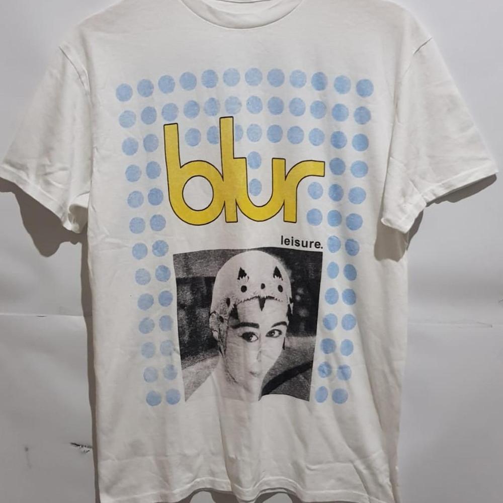 

Blur Band White TShirt Cotton Unisex S234XL Short Sleeve KK73 Unisex T-Shirt S