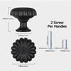 Kitchen Cabinet Knobs 10 Pieces Pumpkin Pull Knobs Zinc Alloy Antique Round Pulls For Closet Wardrobe Home Garage Bedroom Living