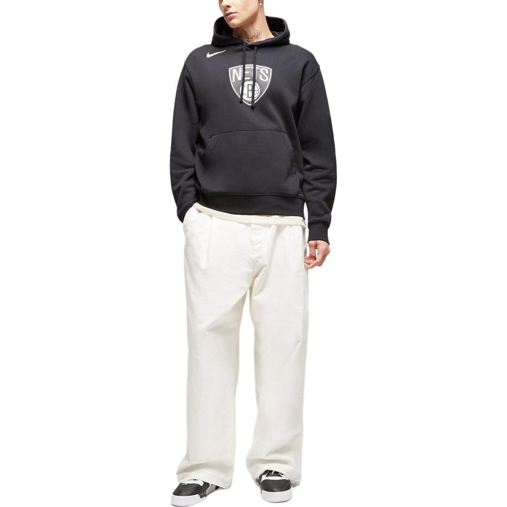 Nike Brooklyn Nets Club Men's Nike Nba Pullover Hoodie FB4744-010