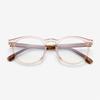 Alloaiweeo [Aloxrounz] Oversized Boston Frame Ara7107 C2 Peach/Leopard