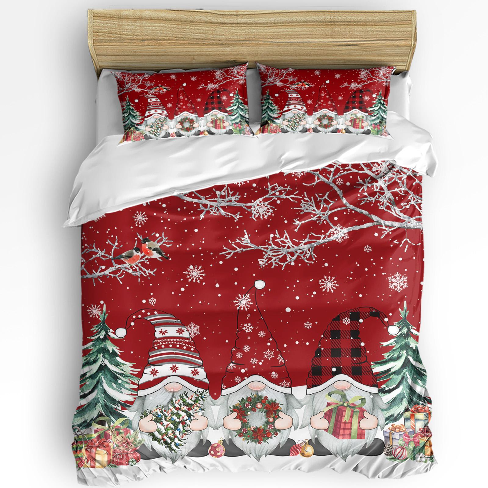 

Рождественская снежинка синий 3 предмета постельного белья для двуспальной кровати домашний текстиль пододеяльник покрывало наволочка EU single(135x200cm)