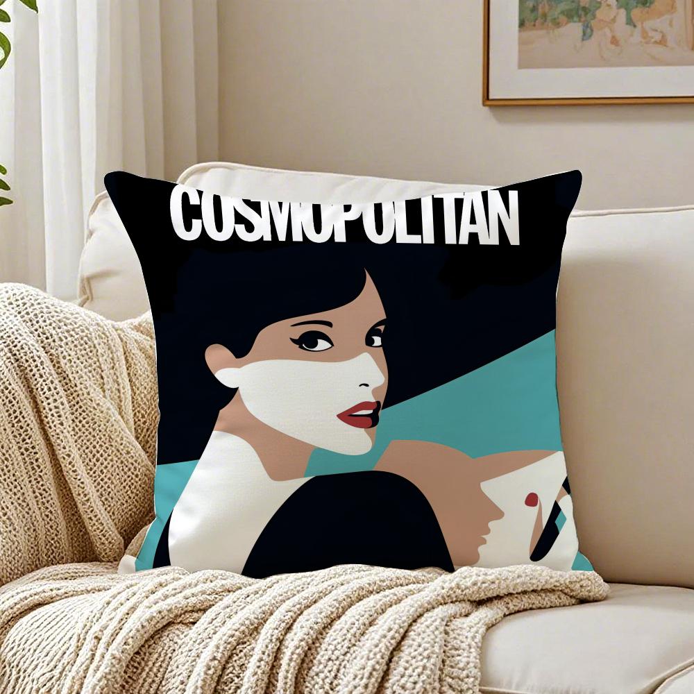 Confident Femaleoriented Style CCosmopolitan Cushion Cover Pillowcase Antidustmite living Room Sofa Decor Cushion Room