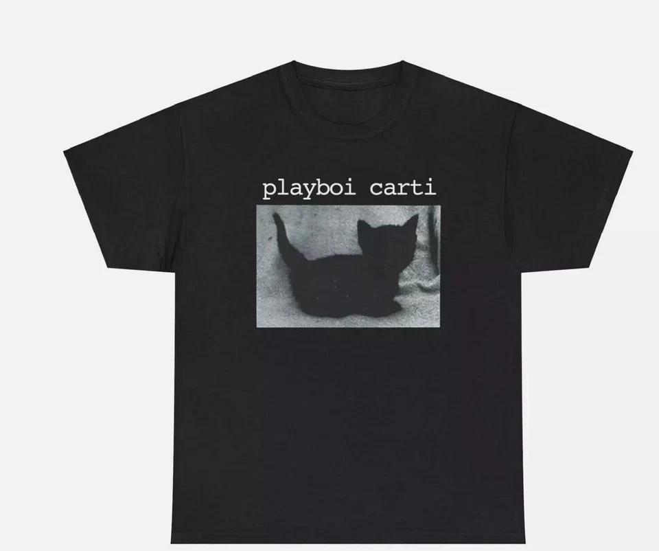 Playboi Carti Black Cat Tee T Shirt Full Size S-5XL K928 S