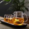 Nishida Teapot & Mugs (2 or 4-Piece Set), Heat-Resistant Glass with Strainer, Dishwasher Safe, Stylish, Simple, Nordic Design, Gift, Pitcher, Water