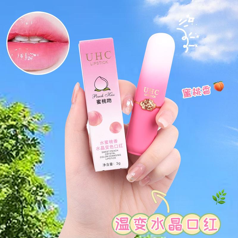 Персиковая помада-хамелеон, Увлажняющая, Стойкая, Водостойкая 01# Peach