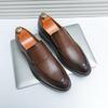 Men's Shoes Large Size New Casual Leather Shoes Fashion Men's Foot Business Leather Shoes Trend One Foot Loafers
