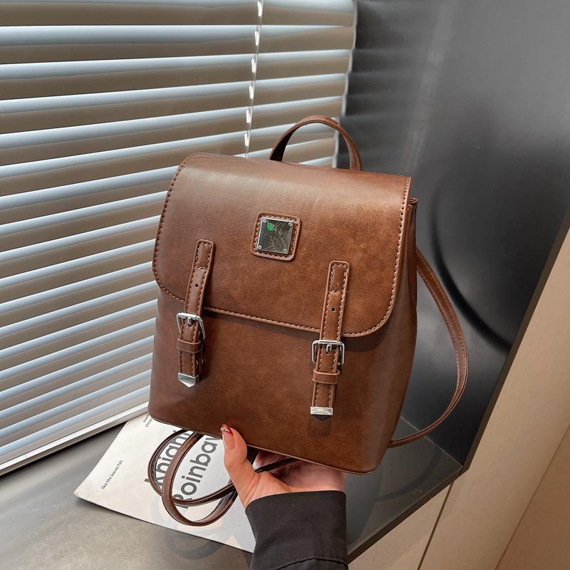 Premium sense travel backpack women 2025 new light luxury niche schoolbag college students commuting backpack