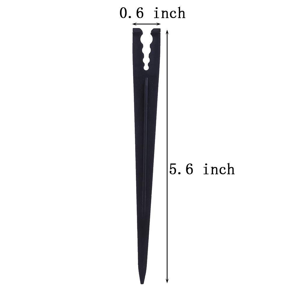 Plastikowe kołki do podtrzymywania systemu nawadniania kropelkowego do węży 1/4 cala 4/7 lub 3/5 Irrig