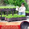 Outdoor Vegetable Planter Box Large Capacity Plant Growing Pot For Herb Tomato Vegetables Garden Balcony